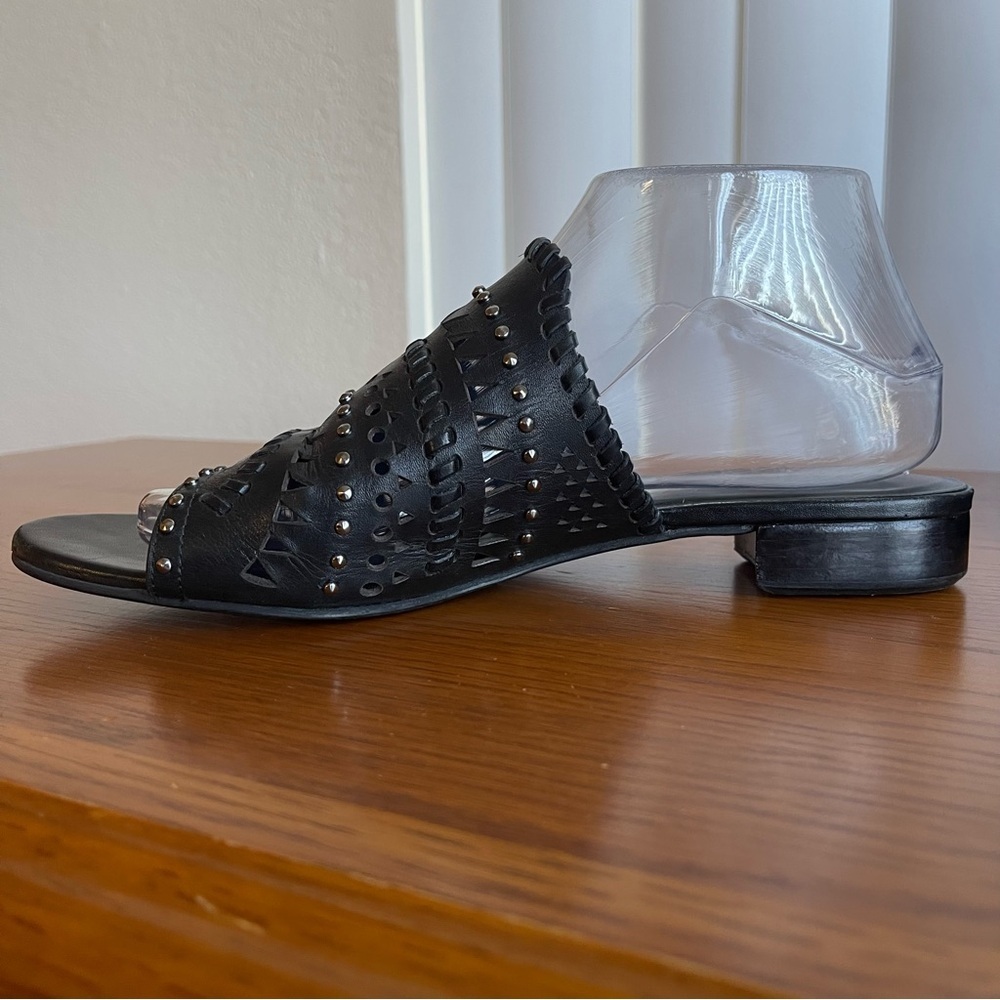 Brighton Neo Mule Leather Sandals Black Size 9.5 - Picture 4 of 16